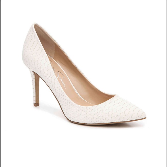 Jessica Simpson Shoes - Jessica Simpson Levin snakeskin heels 9.5
